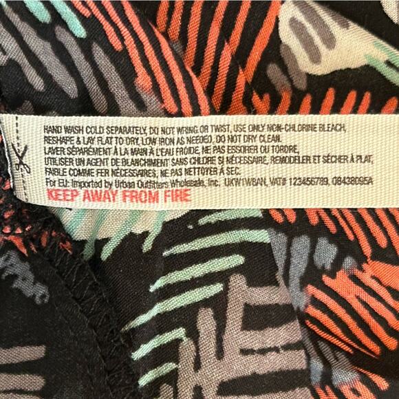 Free People She Swings Black/Multi Swing Mini Dress XS NWT - Picture 12 of 13